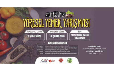 Aydın Kestanesi Yöresel Yemek Yarışmasıyla Mutfaktaki Gücünü Gösterecek