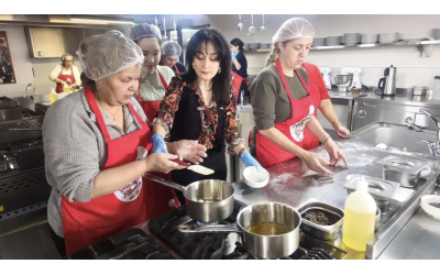 Görme Engelli Kadınlar Engelsiz Gastronomi Mutfağı’nda Afyon Bükmesi Yaptı